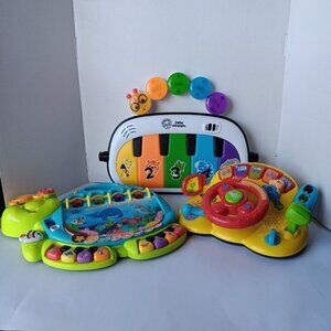 3 LearningToy Bundle:Baby Einstein -Turn&Learn -Touch&Teach - Batteries Included